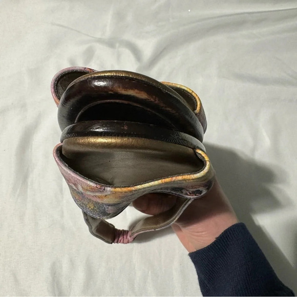 Icon Hand Painted  Slingback Open Toe Sandals 6M - Picture 13 of 14